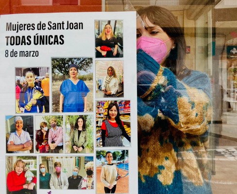 Igualdad Sant Joan elabora un cartel para el 8M que 