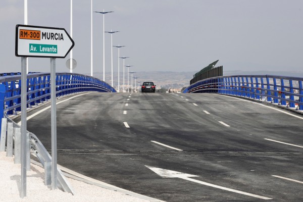 Inauguran la Avenida de Levante, la carretera que aliviará el tráfico entre Beniaján y el centro de Murcia