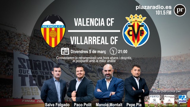 Sigue en directo el Valencia CF - Villarreal CF