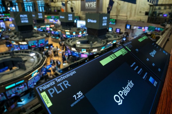 Así está Palantir Technologies en bolsa