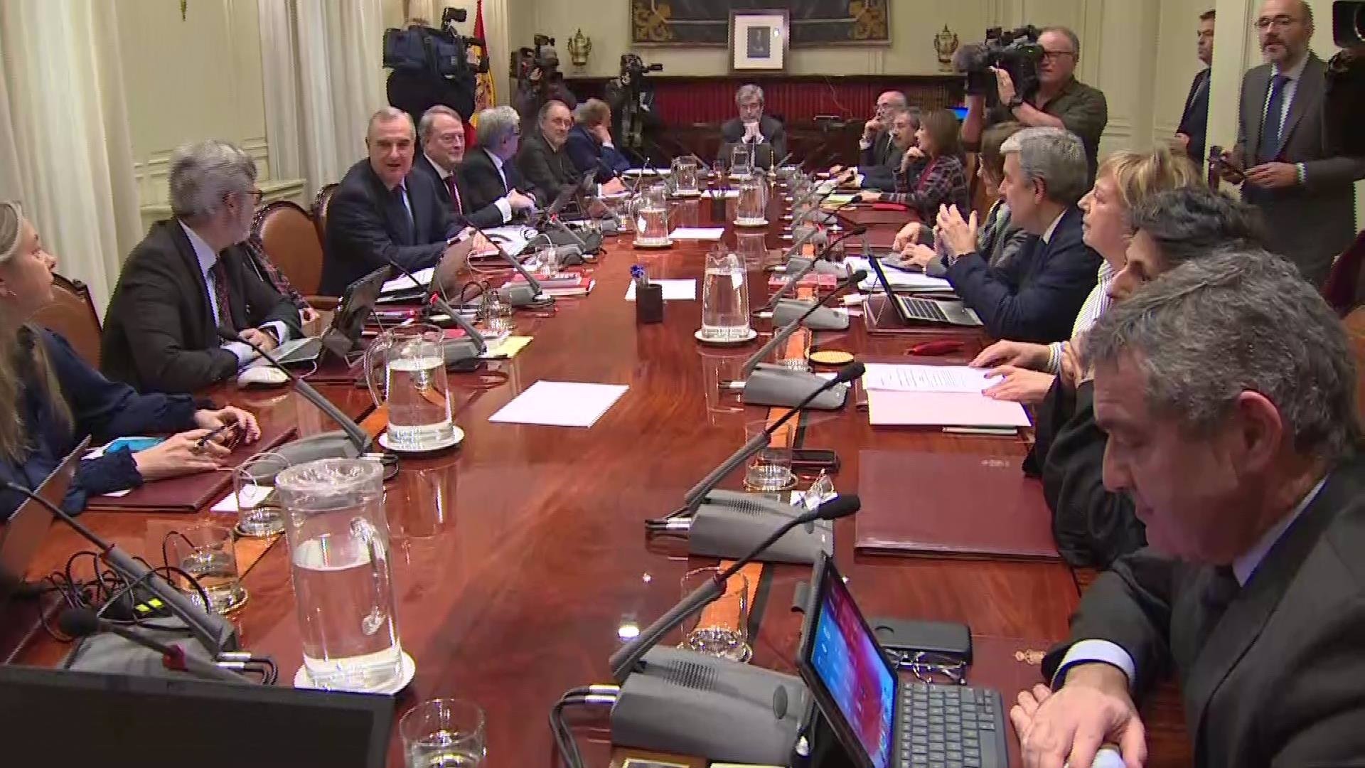 Reunión del Consejo General del Poder Judicial (CGPJ). FOTO: EUROPA PRESS  - 