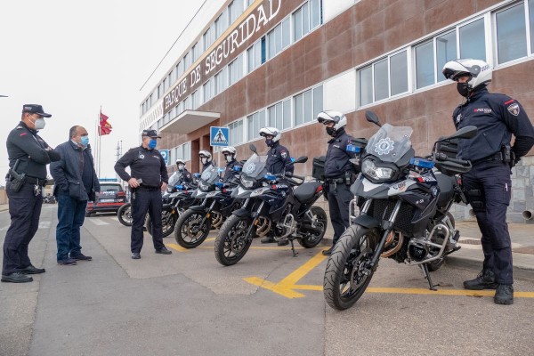 La Policía Local de Cartagena suma 6 nuevas motos para el control de estacionamiento, tráfico y escolta