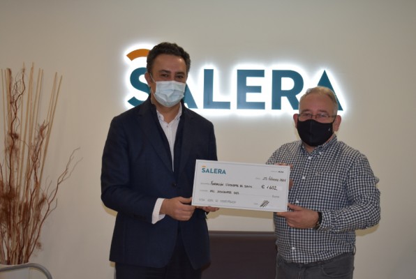 El C.C. Salera dona 1.602 euros a la Fundación Síndrome de Down de Castellón 