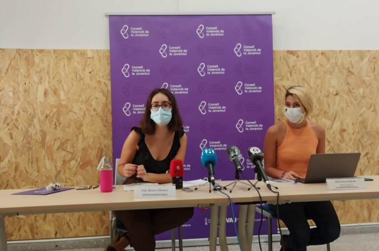 Pilar Blasco, presidenta del CVJ y Elena Ruíz  - 