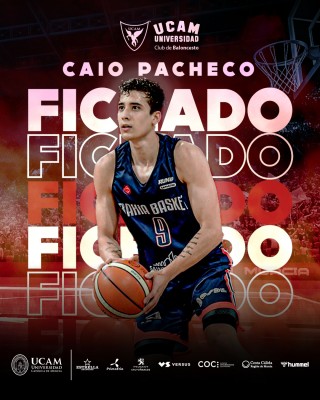 El UCAM CB ficha temporalmente al brasileño Caio Pacheco en lugar de Taylor 