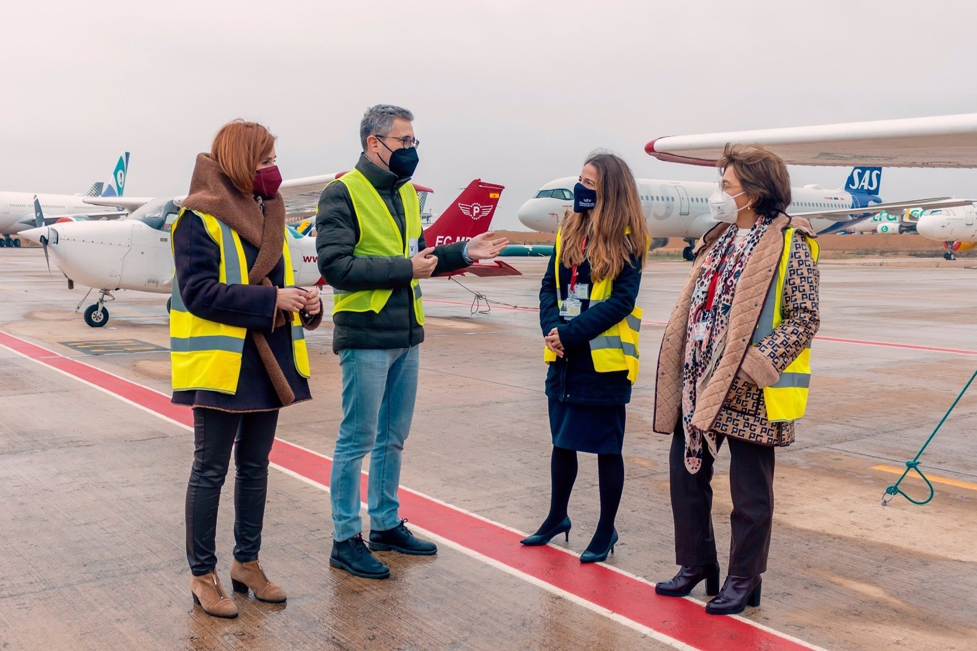 Las escuelas de vuelo generan más de 15.000 operaciones en el aeropuerto de Castellón desde 2015