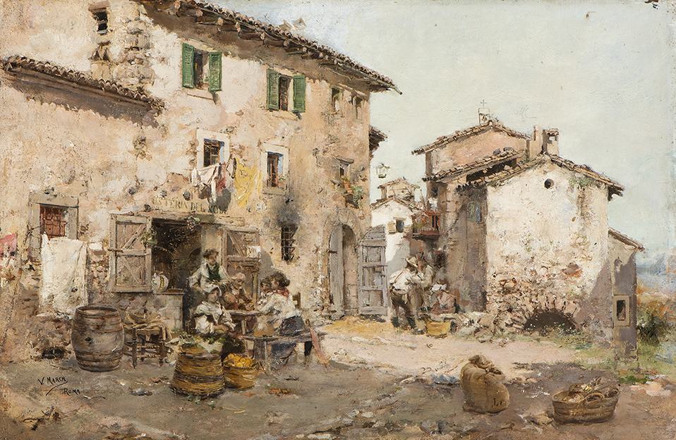 Alrededores de Roma. Museo de Bellas Artes de Valencia. - 