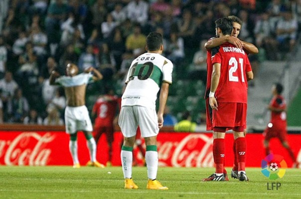 El Elche no ha derrotado al Sevilla en sus últimas cinco visitas

