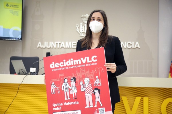 València inicia la fase final de votación de los presupuestos participativos DecidimVLC