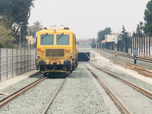 Murcia pone a punto el primer tramo soterrado para los trenes