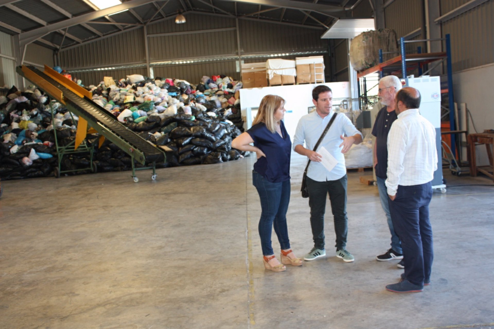 Imagen de archivo de una visita de Ignasi Garcia a Reciplana - 