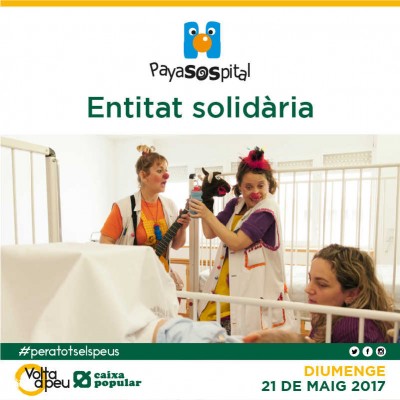 Volta a Peu Valencia Caixa Popular elige a PayaSOSpital como su entidad solidaria para 2017
