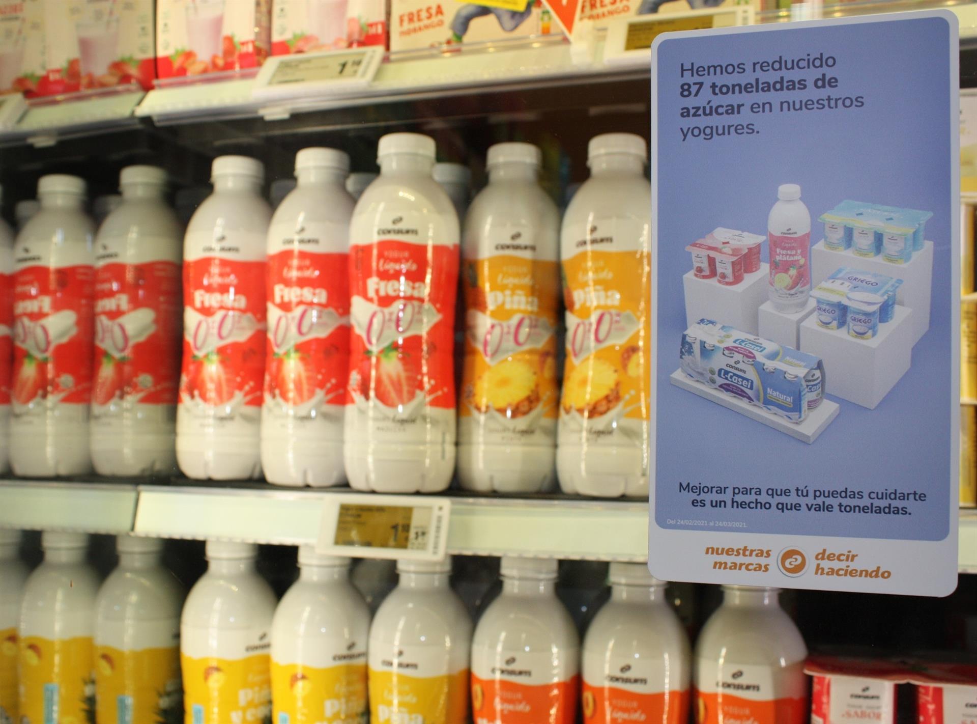 Consum reduce 502 toneladas de azúcar, sal y grasas de los productos de su marca propia