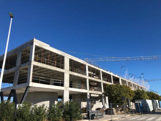 La covid y el temporal atrasan parte de Elche Campus Tecnológico: un edificio para mayo y otro para julio