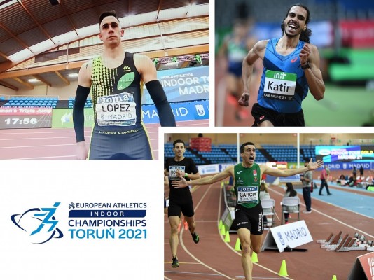Trío de ases murcianos en el Europeo de Torun con Mariano García, Katir y López Barranco 