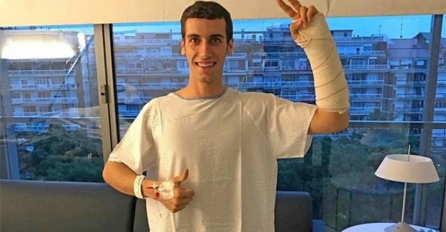 Alex Rins, operado con éxito de una fractura de cúbito y radio