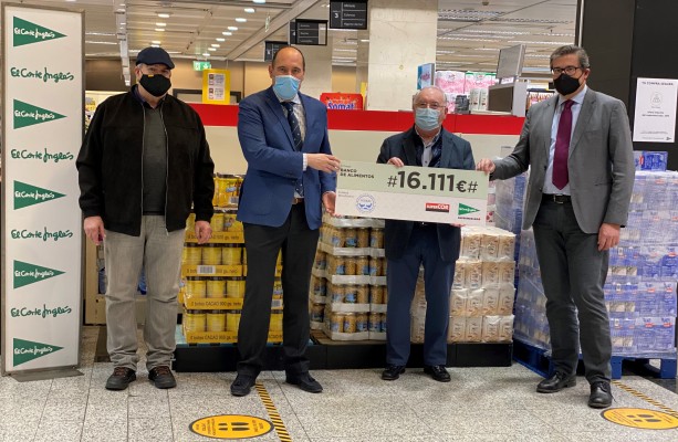 El Corte Inglés dona más de 16.000 euros al Banco de Alimentos de Castellón   