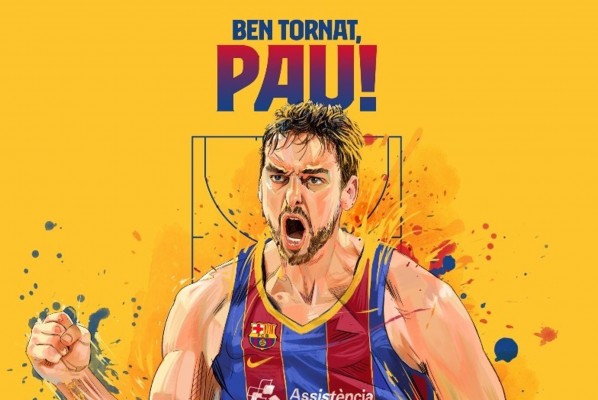 Pau Gasol vuelve al Barcelona 20 años después