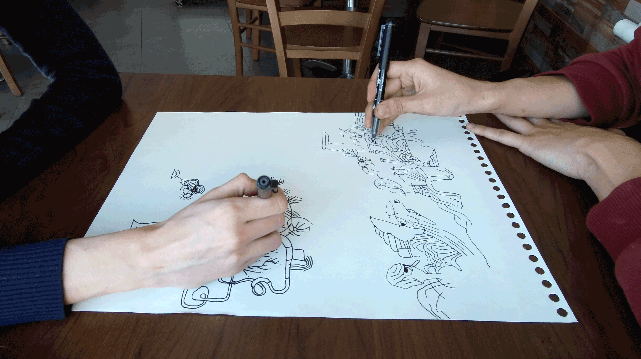 Dialogar dibujando / dibujar dialogando