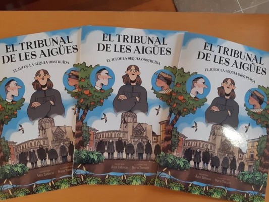 Nuria Tamarit revisa en un cómic la historia del Tribunal de las Aguas

