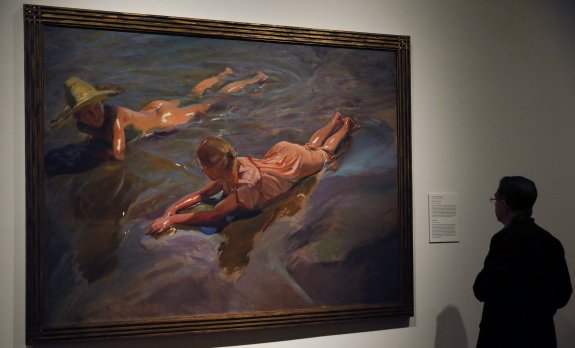 Joaquín Sorolla. Idilio en la Playa. Colección Hispanic Society - 