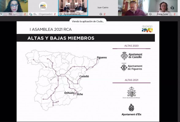 Castelló se une a la Red de Ciudades AVE para 