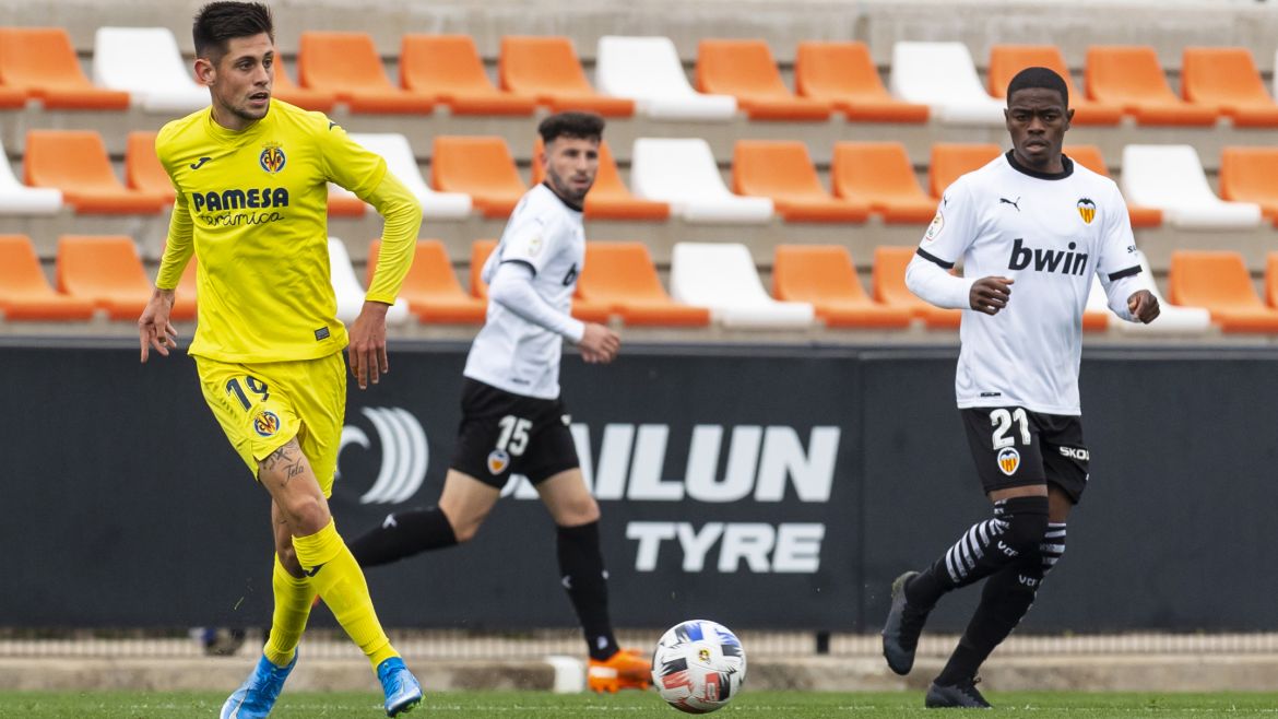 El Villarreal B iguala ante el Mestalla