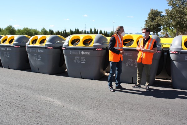 Castelló duplica en dos años los contenedores de recogida selectiva con más de 1.500 puntos