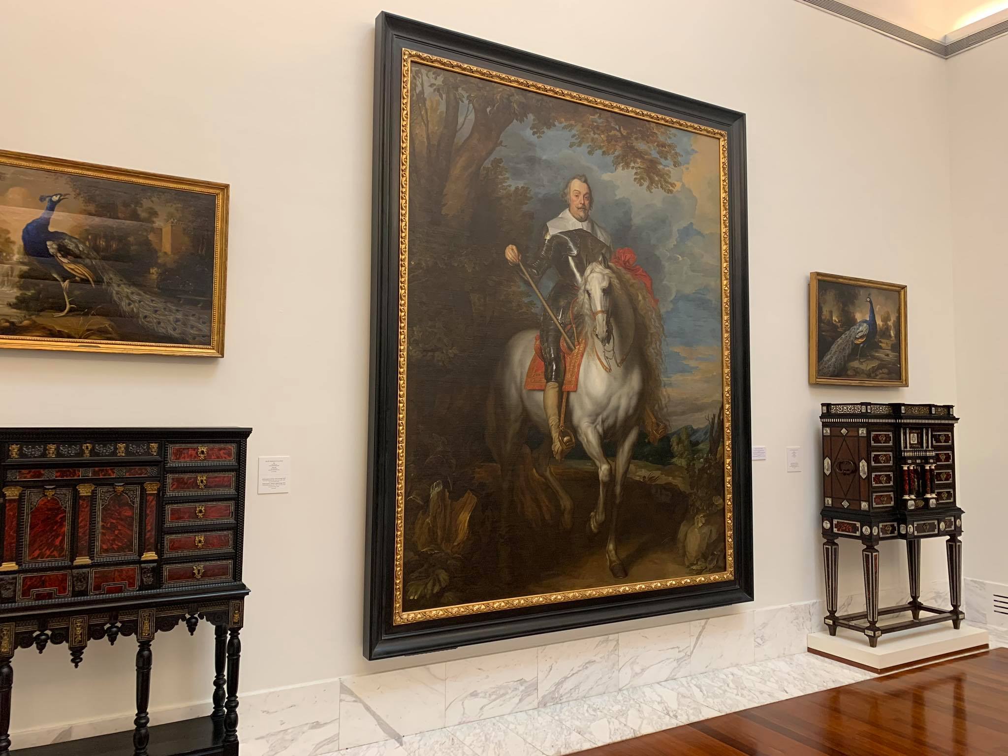 Retrato ecuestre de Francisco de Moncada de Anton Van Dyck. - 