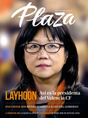 LayHoon, portada de la revista 'Plaza' de diciembre