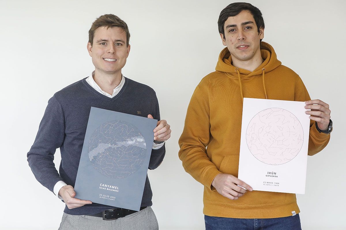 Lanzadera se fija en The Unique Poster: los mapas estelares personalizados pensados desde Castelló 