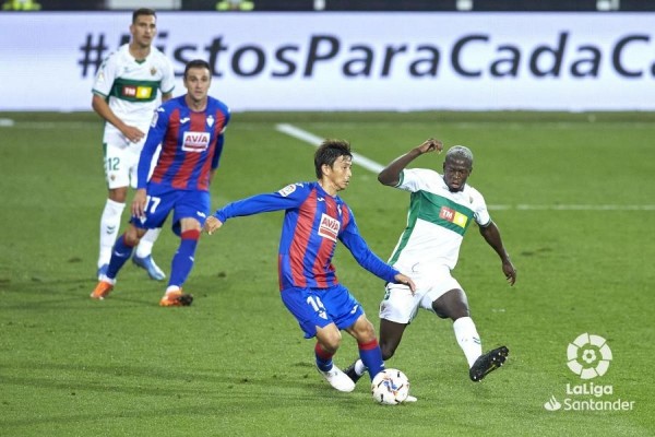 El Eibar ganó en su única visita al Martínez Valero en Primera
