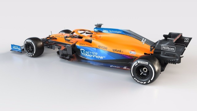 McLaren presenta su nuevo MCL35M con motor Mercedes para el Mundial 2021 de Fórmula 1