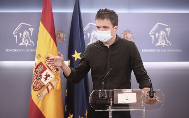 Errejón lleva una batería de preguntas al Congreso para conocer los plazos de la llegada del AVE a Cartagena