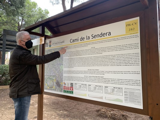 San Vicente renueva la señalización y reacondiciona parte del Camí de la Sendera