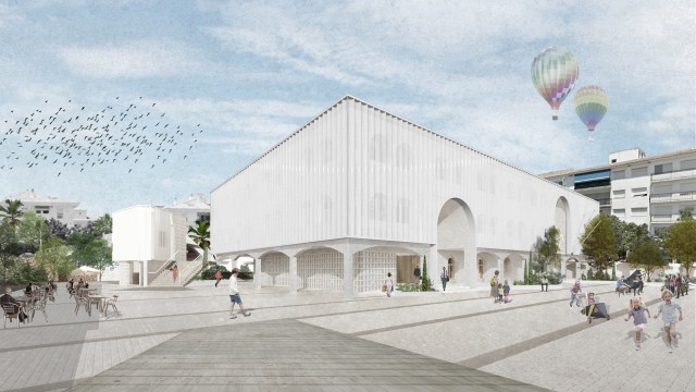 Auditoris a l’aire lliure, plataformes i fluxos d’aigua: així es podria connectar l’Altea de Dalt i la de Baix

