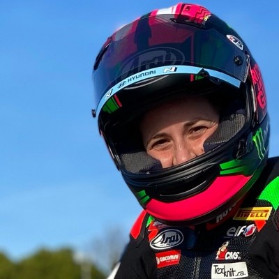 Ana Carrasco vuelve a pilotar cinco meses después de su accidente en Portugal