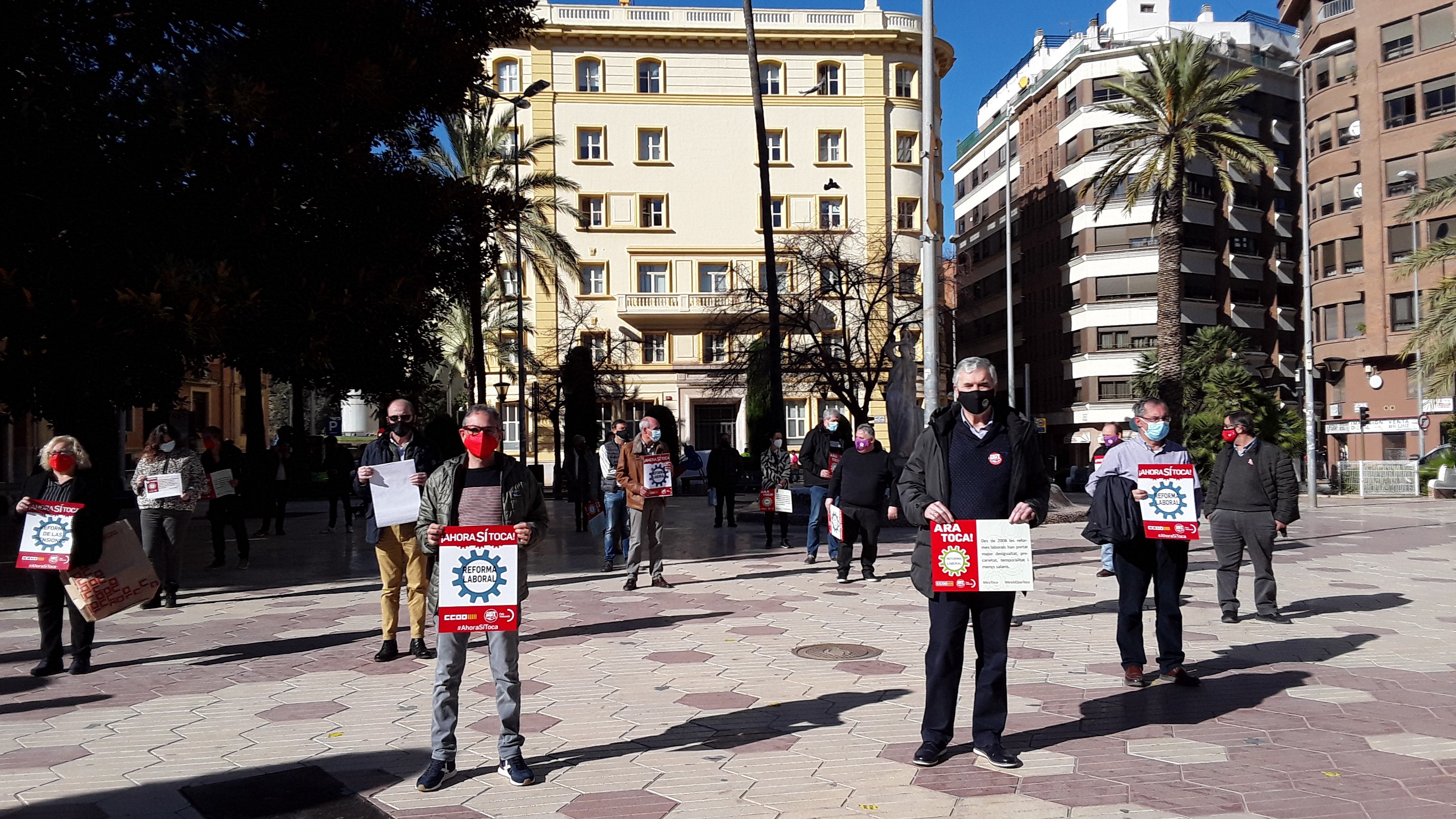 Los sindicatos reivindican de nuevo el SMI y la reforma laboral y piden que la covid no sea excusa