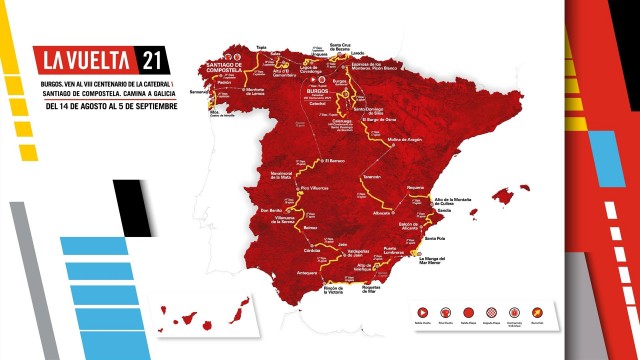 Este es el recorrido de la 76 Vuelta a España: tendrá etapas en La Manga y Puerto Lumbreras