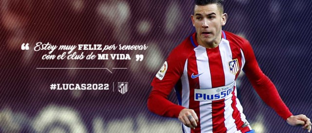 Lucas Hernández amplía contrato con el Atlético hasta 2022