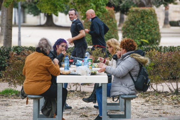 Esplendor en el parque, esplendor en el ‘take away’
