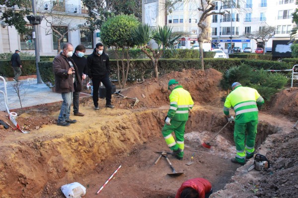 Borriana pone al descubierto nuevos restos de la muralla medieval en el Jardí del Pla