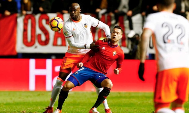 El Valencia goleó en tres visitas más recientes de Osasuna, la última en 2014