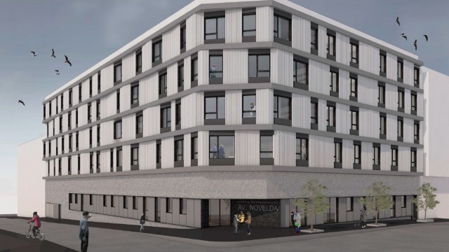 Así será el geriátrico proyectado en la vieja sede de Cruz Roja de Alicante: un edificio de 150 plazas