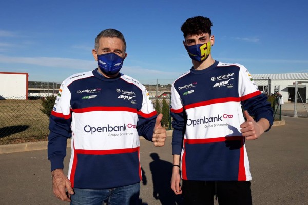 Aldeguer correrá la Copa del Mundo de MotoE con el equipo Openbank Aspar Team