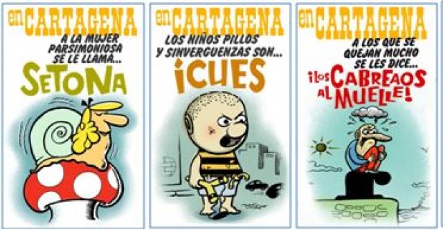 El dibujante Vinagre ilustra 