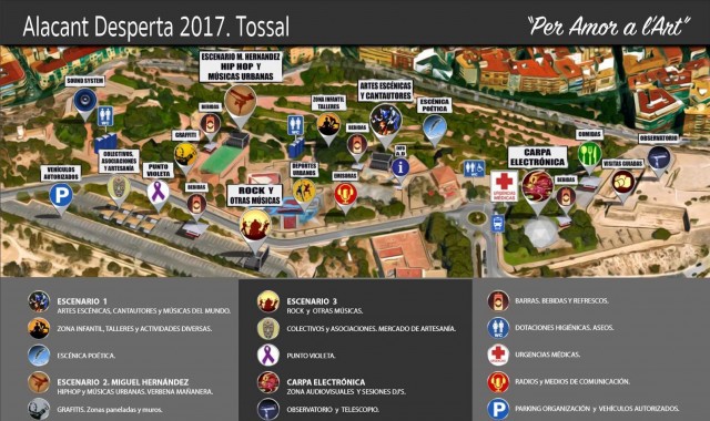 Más de 400 artistas completan el cartel del Alacant Desperta