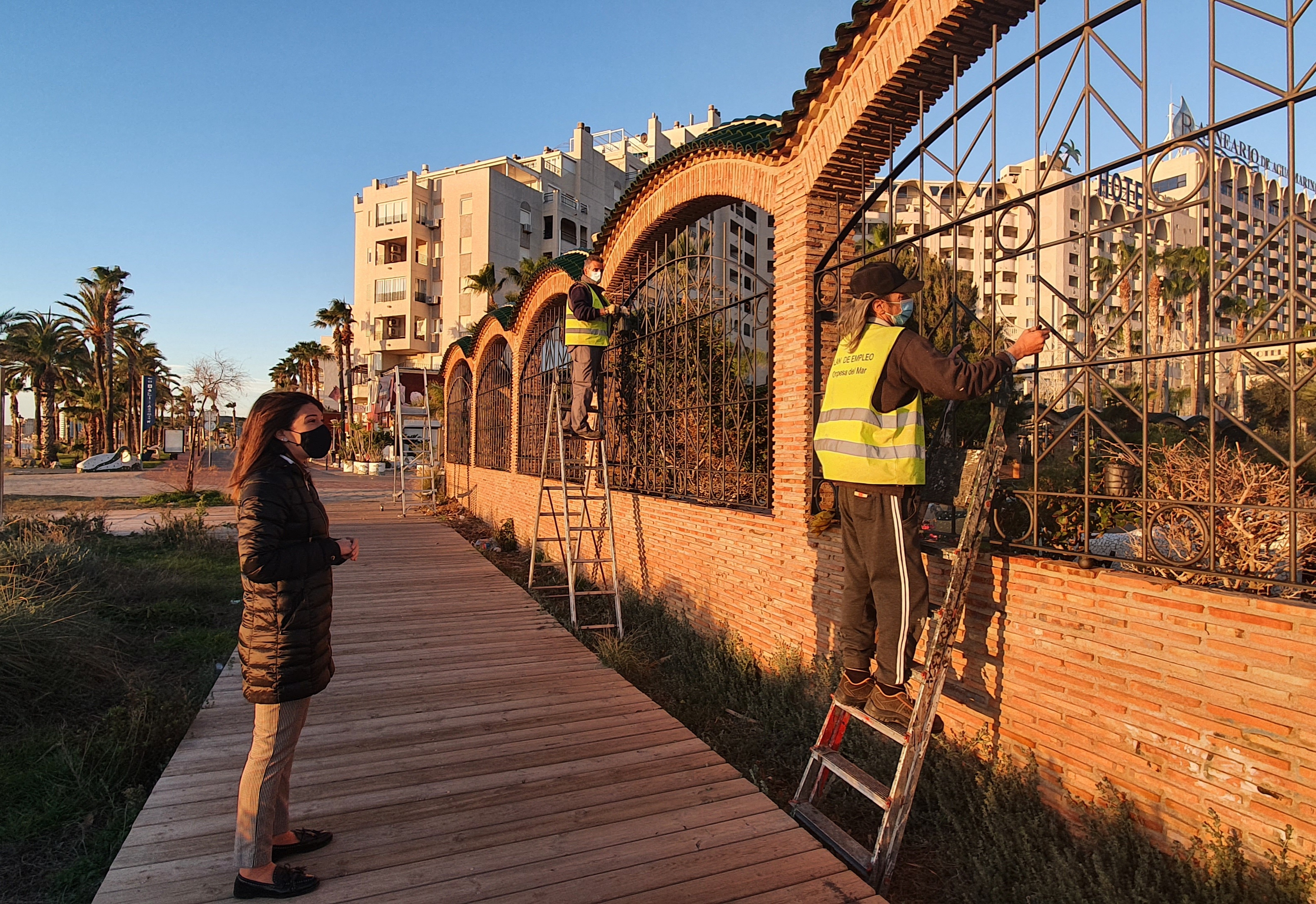 Oropesa del Mar invierte 15.000 euros en obras de mejora del parque les Amplàries 