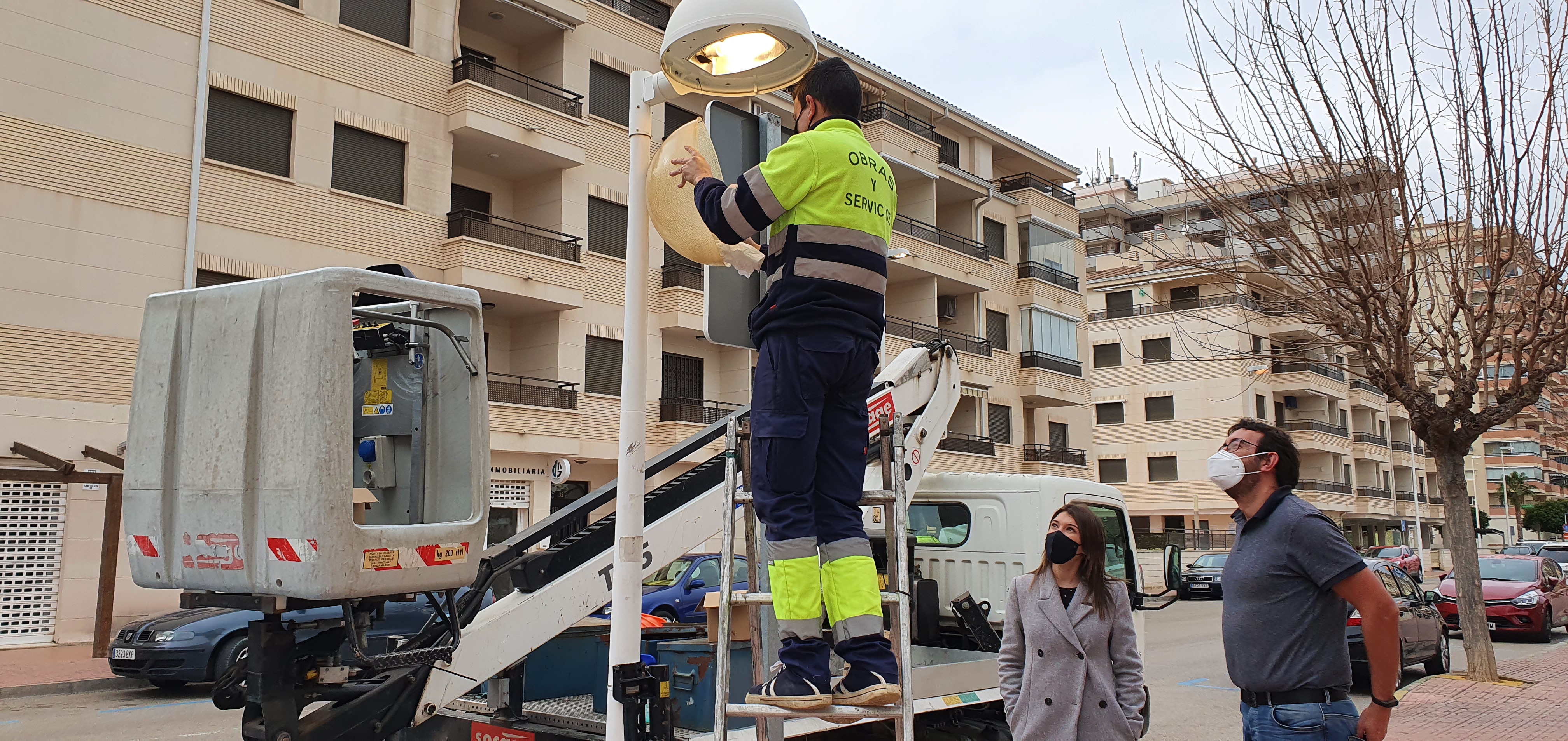 Oropesa iniciará este año la primera fase para sustituir el alumbrado público por luminaria led