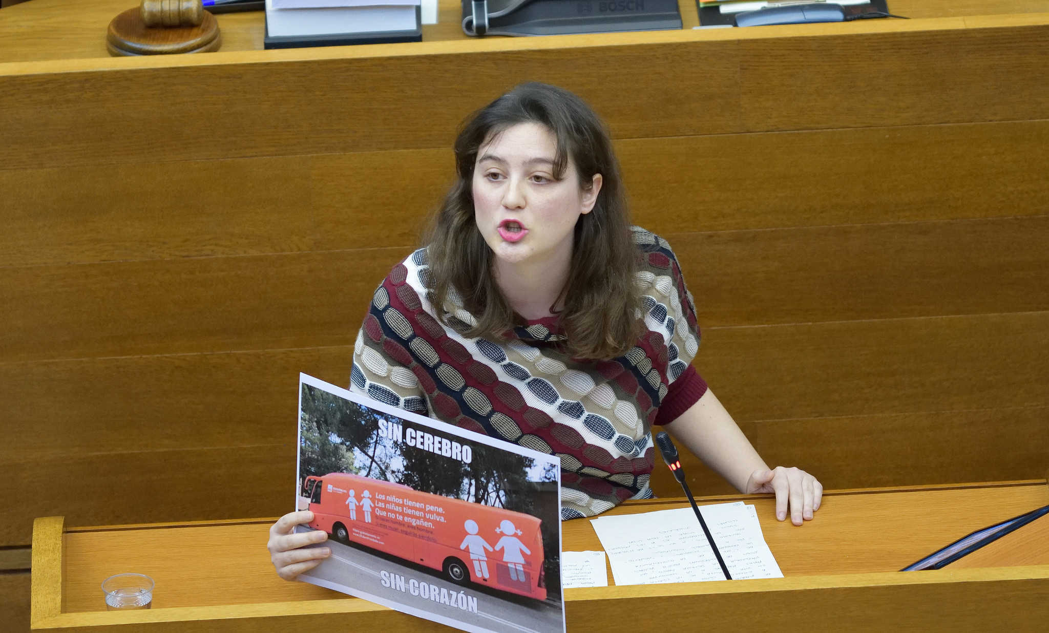 La diputada de Podemos, Cristina Cabedo. Foto: CORTS - 